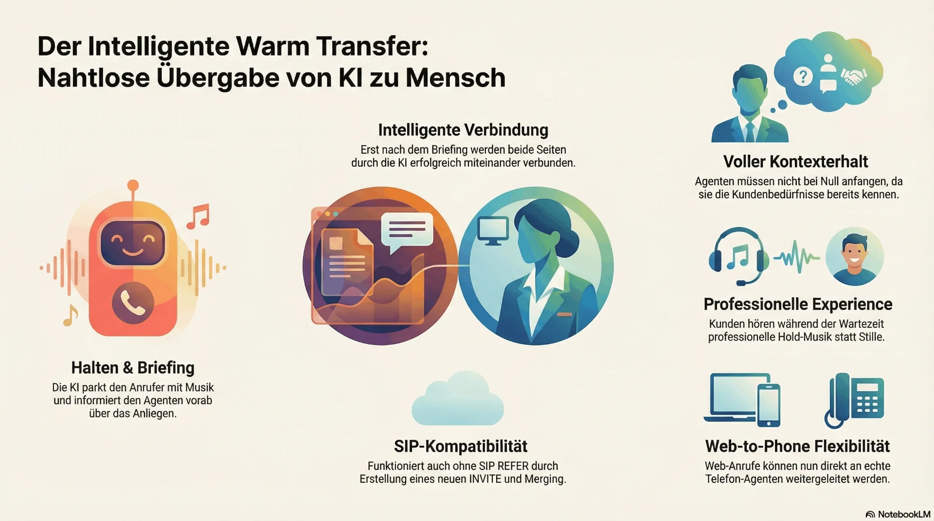 ki assistent telefon und web weiterleitung