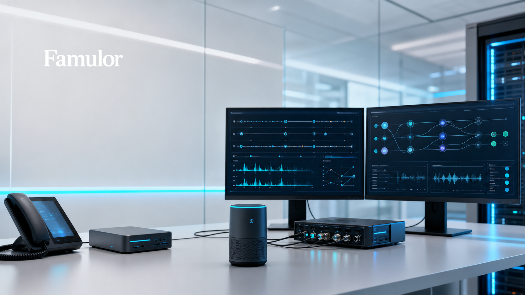 Famulor migration QA for voice-AI assistants with abstract integration and call-test dashboards