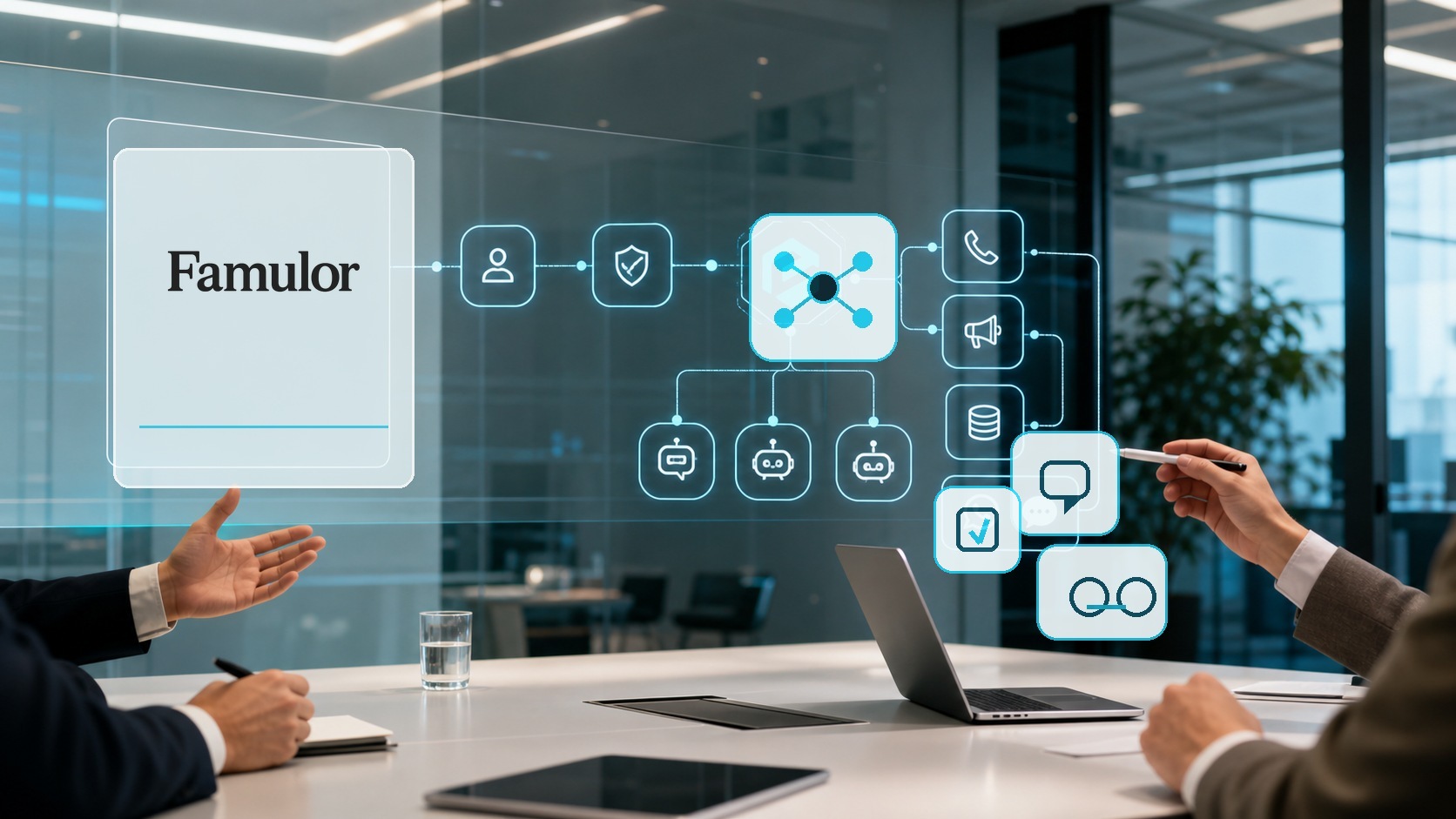 Famulor MCP workflow for ChatGPT, Claude, assistants, campaigns, and integrations